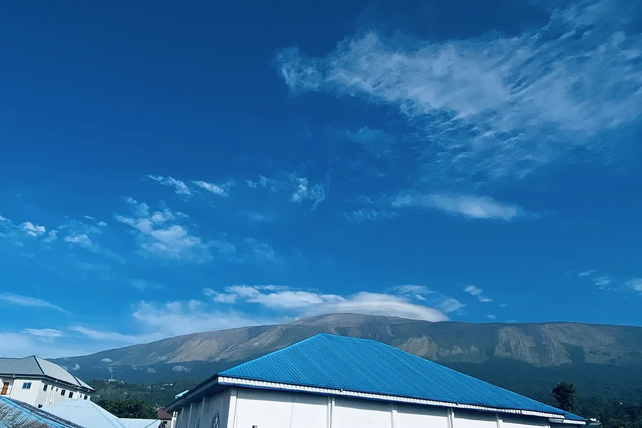 Mount Cameroon on a sunny day