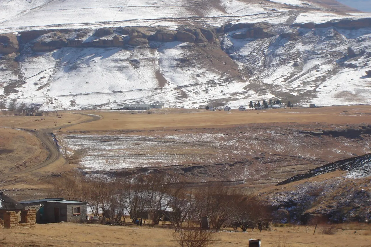 Lesotho snow