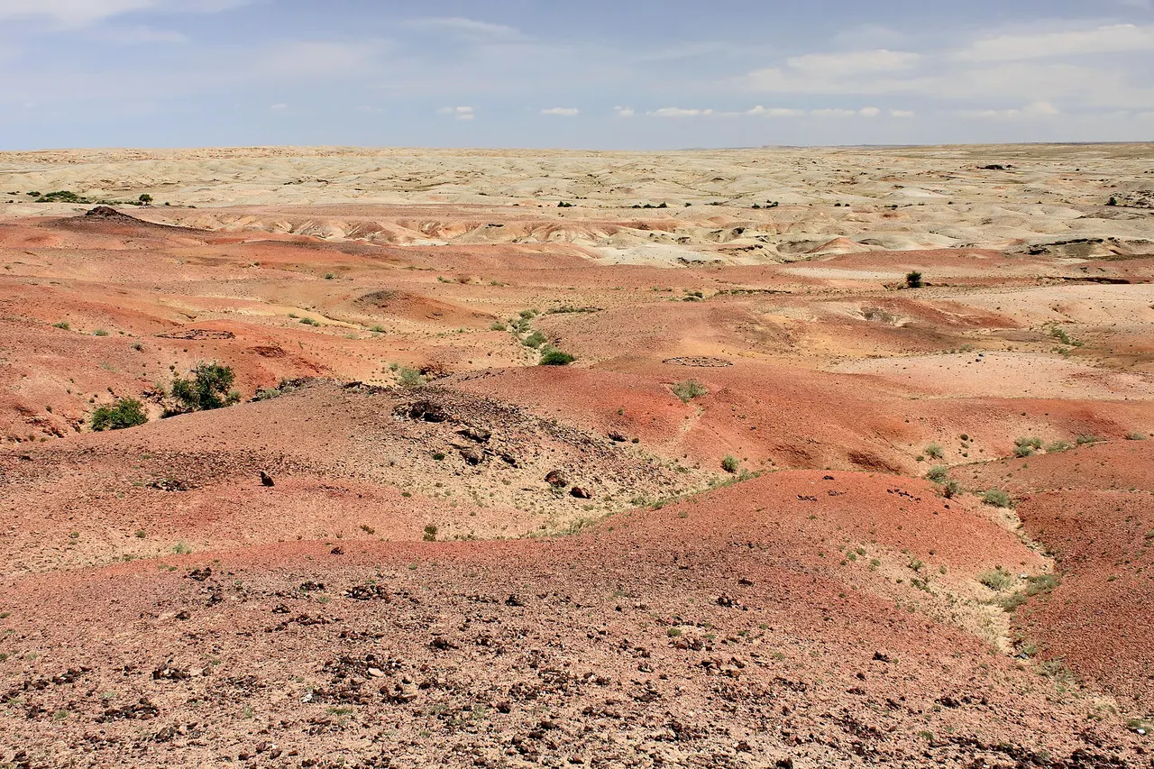 Gobi Desert landscape. Dornogovi Province, Mongolia